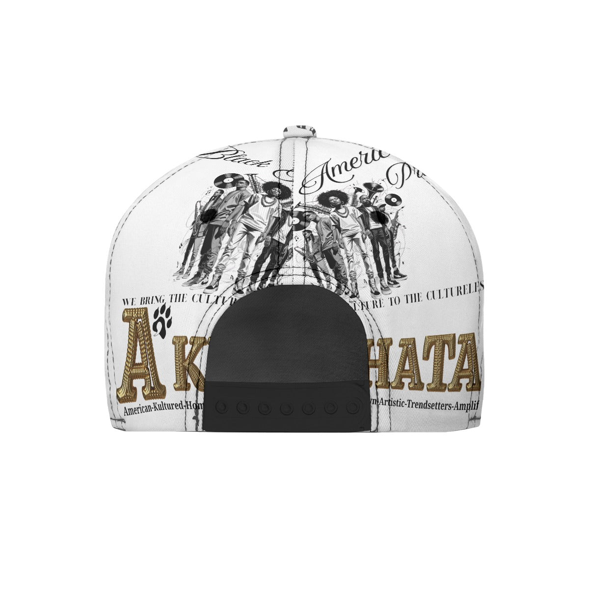 A'Khata All-Over Print Flat-Brim Baseball Cap