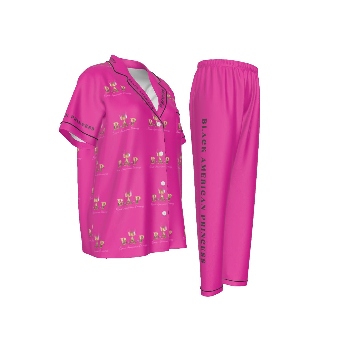 All-over print Women'S Trousers Pajamas Set