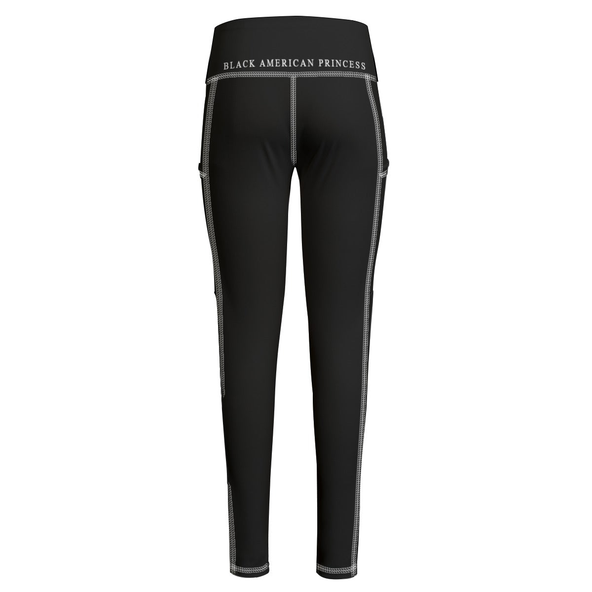 All-Over Print Functional Women's Yoga Leggings With Side Pockets|210GSM