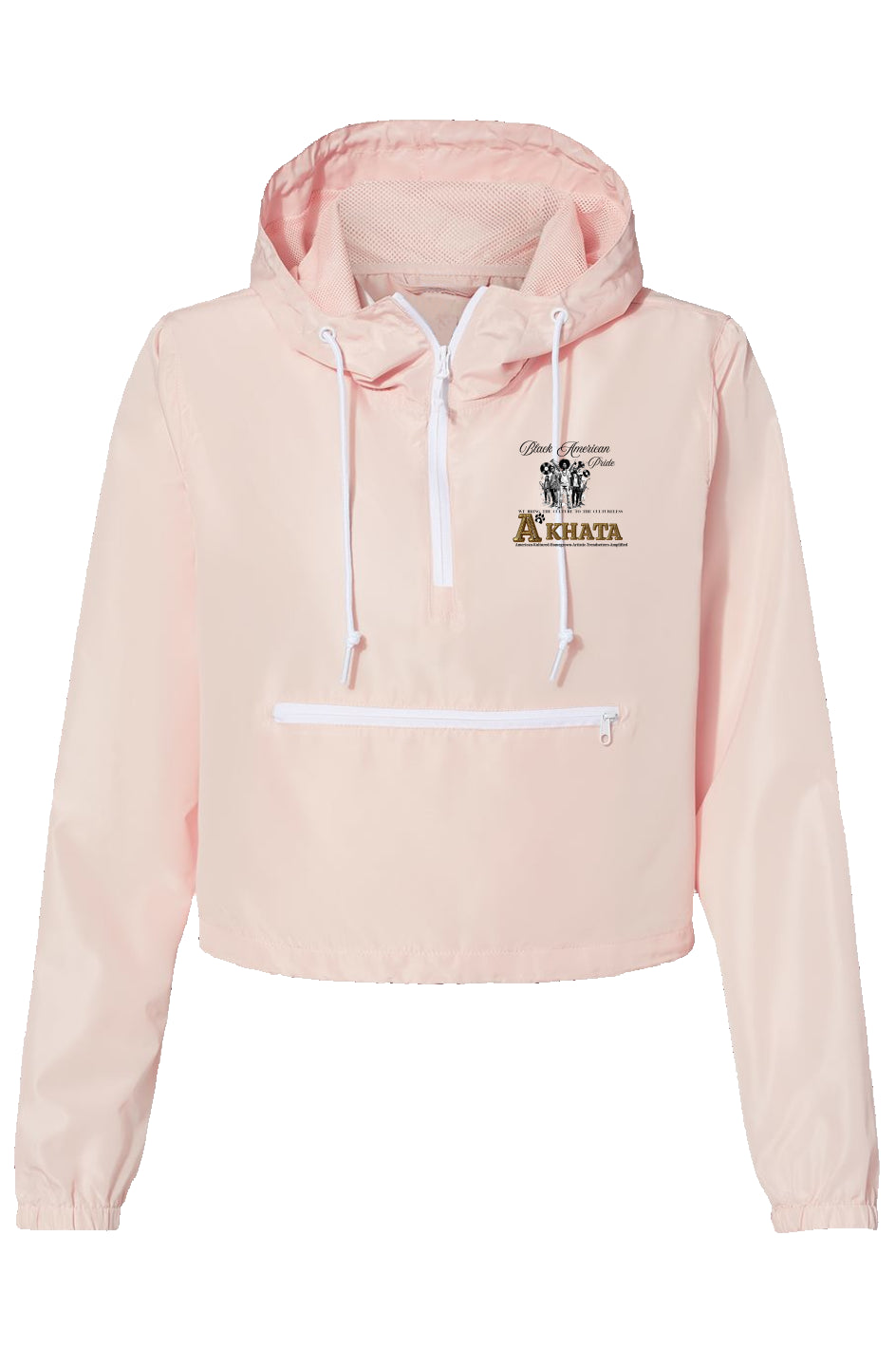 A'khata Lightweight Pullover Crop Windbreaker